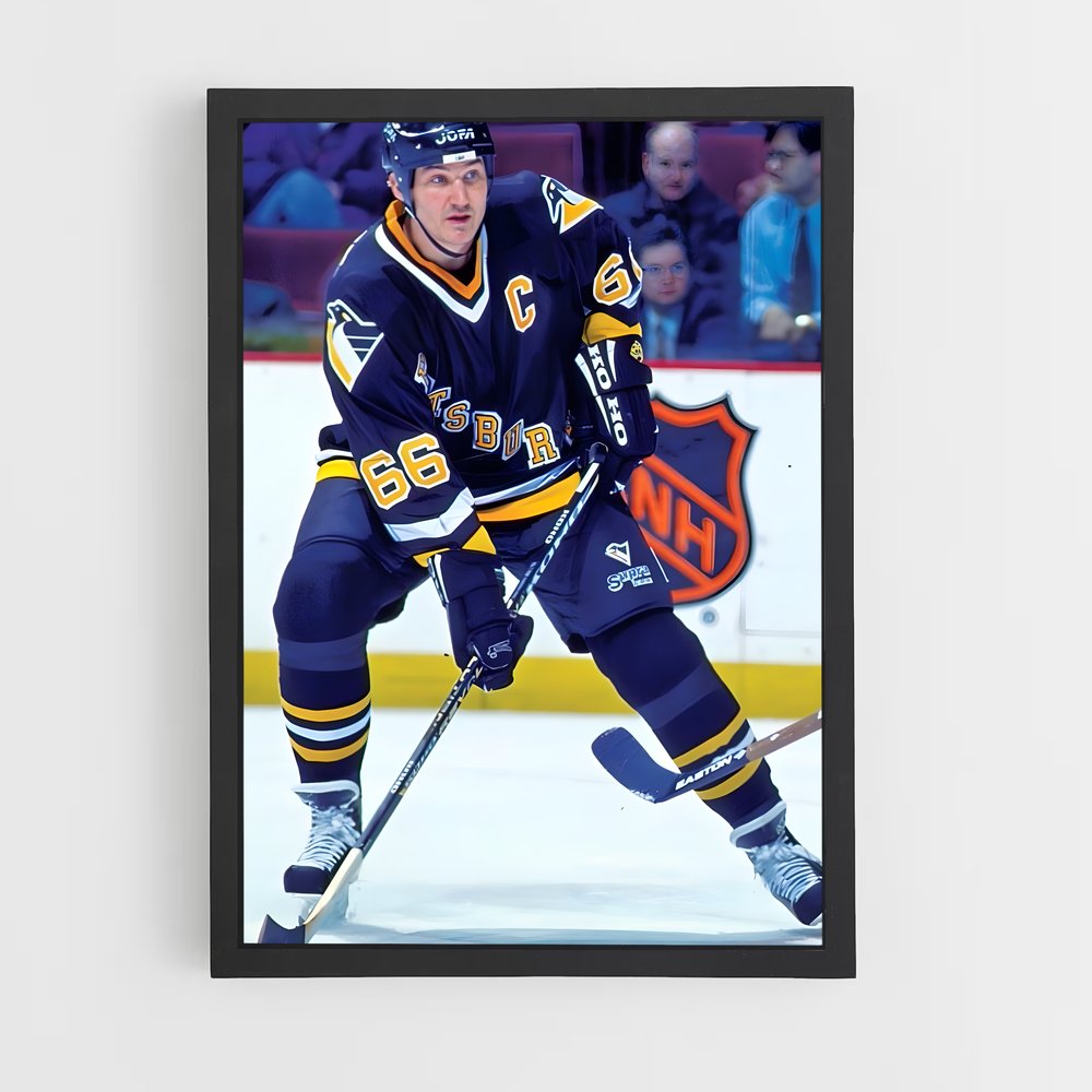 Poster Lemieux en Action – affiche Hockey sur glace (vue 2)